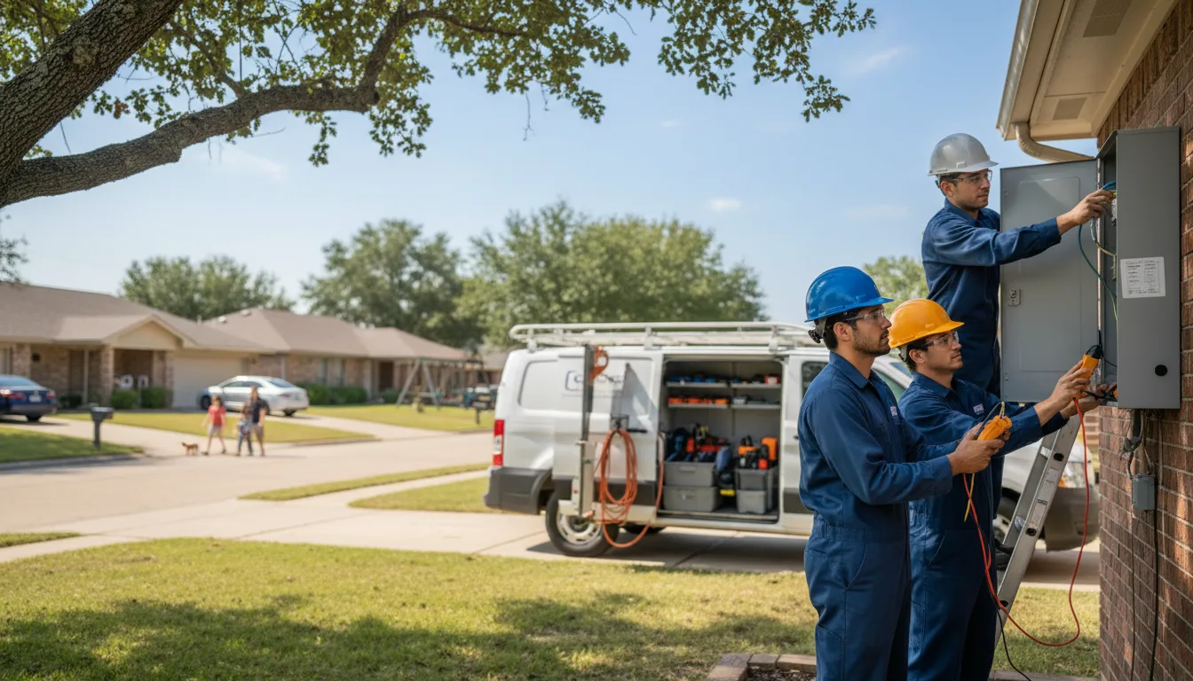 Certified electrician providing emergency electrical services in Eau Claire, PA